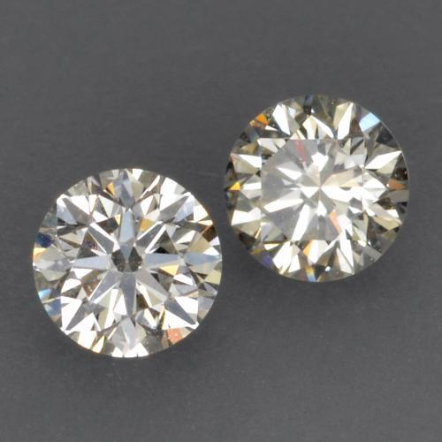 Diamante naturale bianco da 0,15 ct, taglio rotondo, VVS-VS