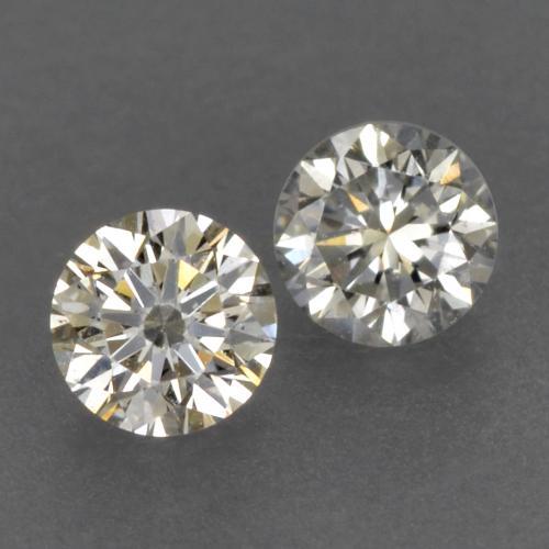 Diamante naturale bianco da 0,15 ct, taglio rotondo, VVS-VS