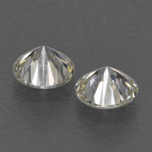 Diamante naturale bianco da 0,15 ct, taglio rotondo, VVS-VS