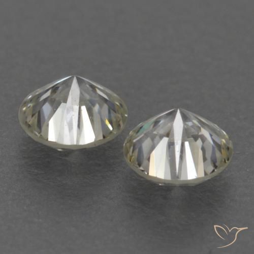 Gemme di Diamante K naturale da 0.17 ct, Rotondo, VVS-VS