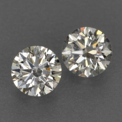 Gemme di Diamante Bianco caldo naturale da 0.17 ct, Taglio rotondo, VVS-VS