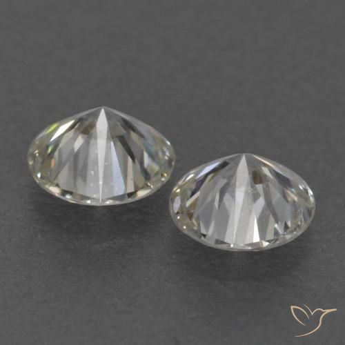 Gemme di Diamante J naturale da 0.16 ct, Rotondo, VVS-VS
