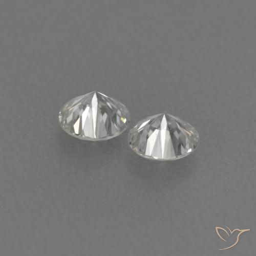 Gemme di Diamante H naturale da 0.17 ct, Rotondo, VVS-VS