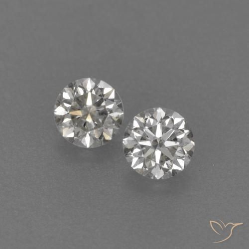 0.19ctw Naturale G Diamante, Rotondo, VVS-VS