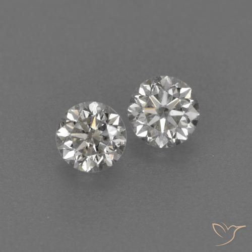 Gemme di Diamante G naturale da 0.19 ct, Rotondo, VVS-VS