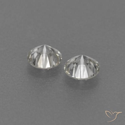 Gemme di Diamante G naturale da 0.19 ct, Rotondo, VVS-VS