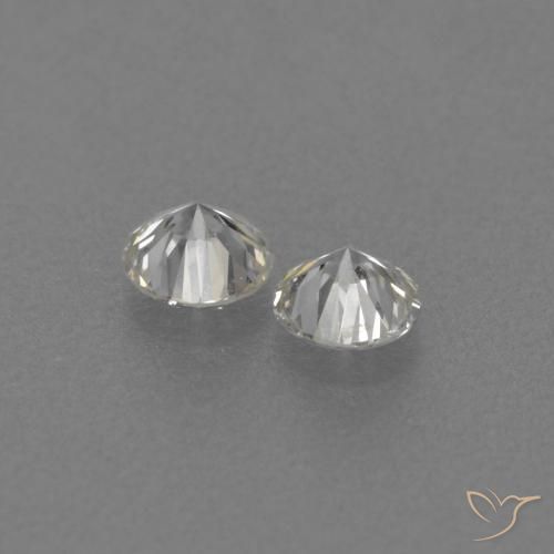 Gemme di Diamante H naturale da 0.16 ct, Rotondo, VVS-VS