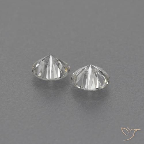 Gemme di Diamante H naturale da 0.15 ct, Rotondo, VVS-VS
