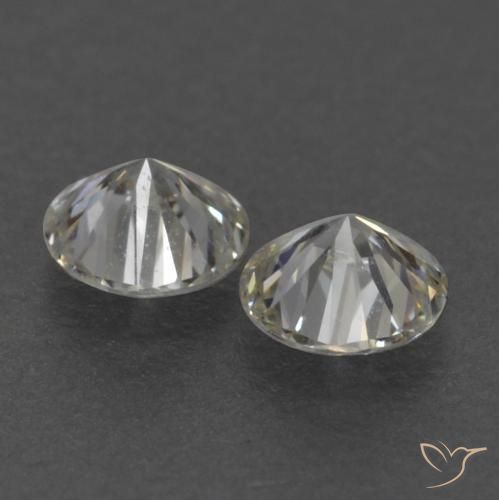 Gemme di Diamante J naturale da 0.14 ct, Rotondo, VVS-VS