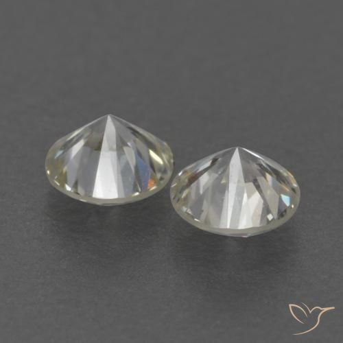 Gemme di Diamante K naturale da 0.18 ct, Rotondo, VVS-VS