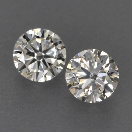 Gemme di Diamante Bianco caldo naturale da 0.20 ct, Taglio rotondo, VVS-VS
