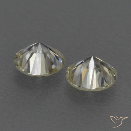 Gemme di Diamante K naturale da 0.22 ct, Rotondo, VVS-VS