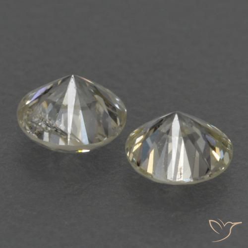 Gemme di Diamante K naturale da 0.18 ct, Rotondo, VVS-VS