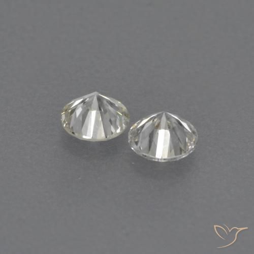 Gemme di Diamante H naturale da 0.16 ct, Rotondo, VVS-VS