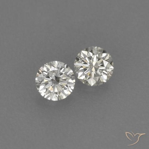 Gemme di diamante i naturale da 0,15 ct, taglio rotondo, VVS-VS