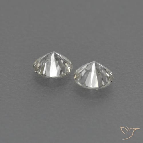 Gemme di diamante i naturale da 0,15 ct, taglio rotondo, VVS-VS