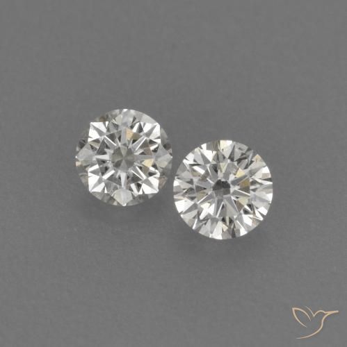 0.15ctw Naturale I Diamante, Rotondo, VVS-VS