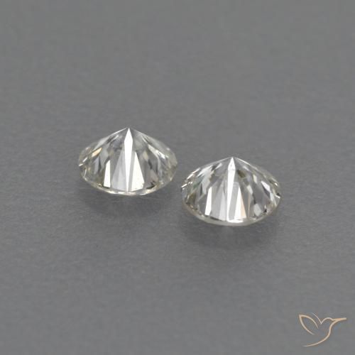 Gemme di Diamante I naturale da 0.15 ct, Rotondo, VVS-VS