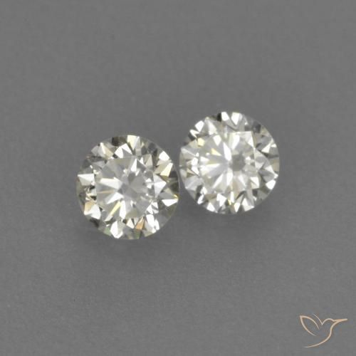 Gemme di Diamante L naturale da 0.18 ct, Rotondo, VVS-VS