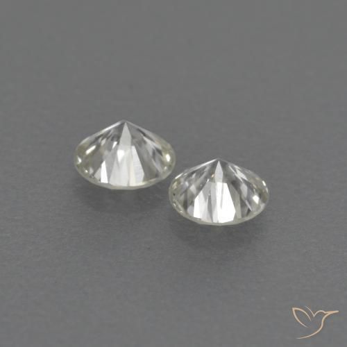 Gemme di Diamante L naturale da 0.18 ct, Rotondo, VVS-VS