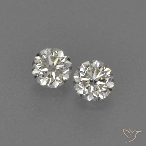 Gemme di Diamante J naturale da 0.17 ct, Rotondo, VVS-VS