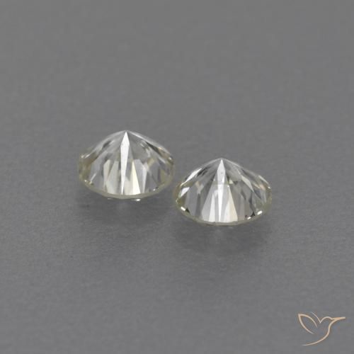 Gemme di Diamante J naturale da 0.17 ct, Rotondo, VVS-VS