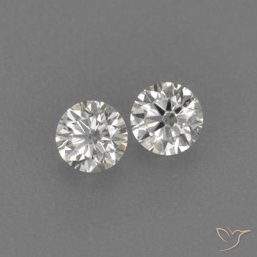 Gemme di Diamante I naturale da 0.16 ct, Rotondo, VVS-VS
