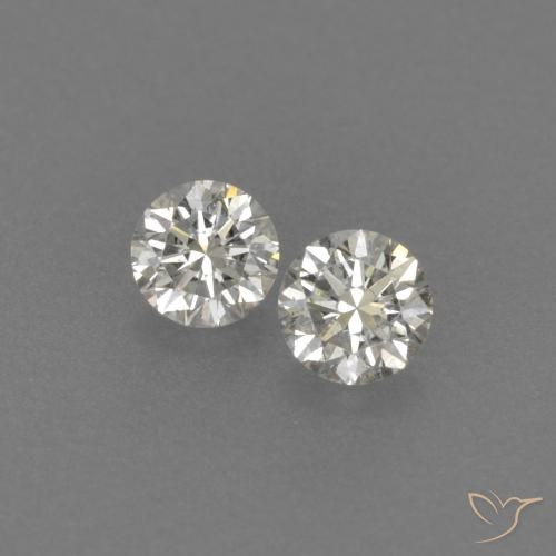0.15ctw Naturale I Diamante, Rotondo, VVS-VS