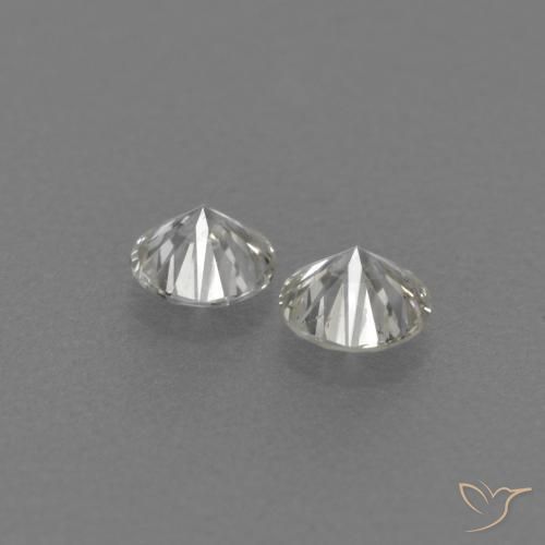 Gemme di Diamante I naturale da 0.15 ct, Rotondo, VVS-VS