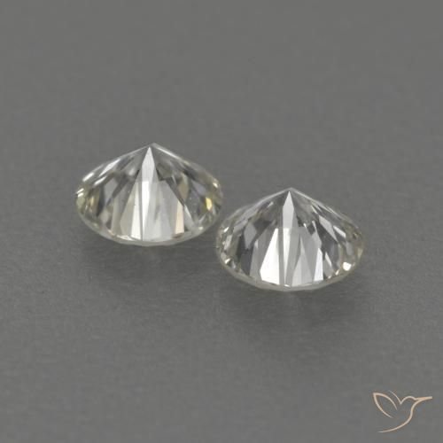 Gemme di Diamante J naturale da 0.26 ct, Rotondo, VVS-VS