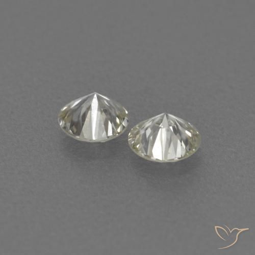 Gemme di Diamante L naturale da 0.15 ct, Rotondo, VVS-VS