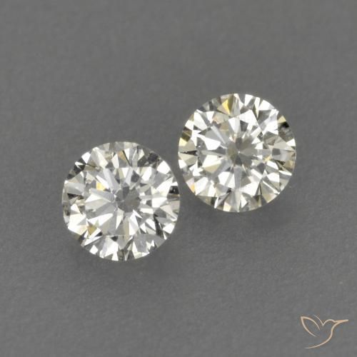 Gemme di Diamante J naturale da 0.17 ct, Rotondo, VVS-VS