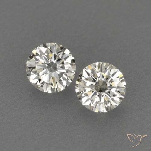 Gemme di Diamante J naturale da 0.17 ct, Rotondo, VVS-VS