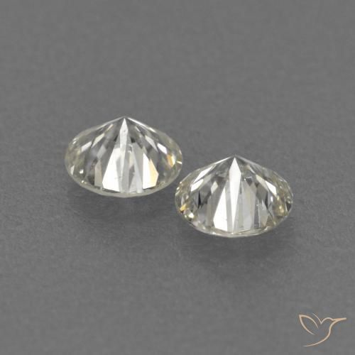 Gemme di Diamante J naturale da 0.17 ct, Rotondo, VVS-VS