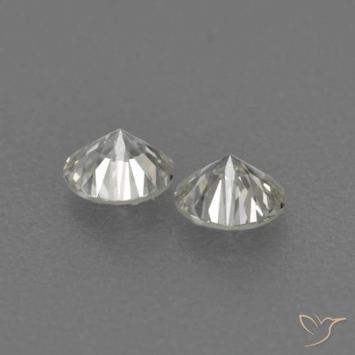 Gemme di Diamante J naturale da 0.23 ct, Rotondo, VVS-VS