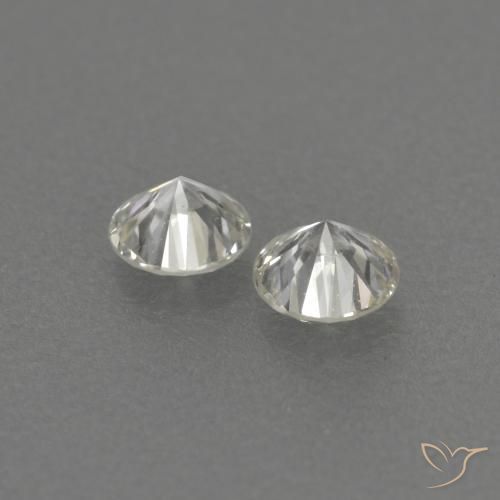 Gemme di Diamante K naturale da 0.17 ct, Rotondo, VVS-VS
