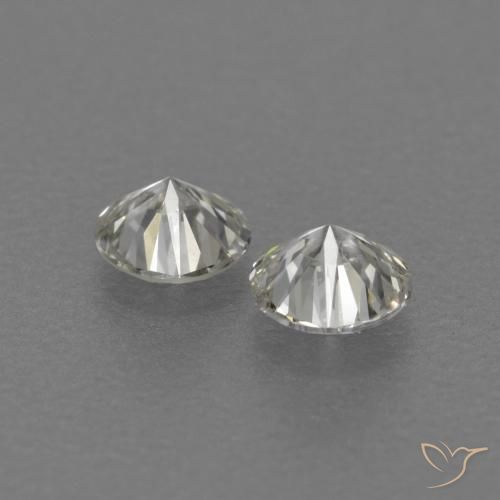 Gemme di Diamante H naturale da 0.23 ct, Rotondo, VVS-VS