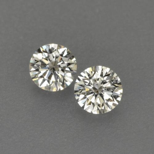 Gemme di Diamante J naturale da 0.13 ct, Taglio rotondo, VVS-VS