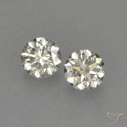 Gemme di Diamante L naturale da 0.17 ct, Rotondo, VVS-VS