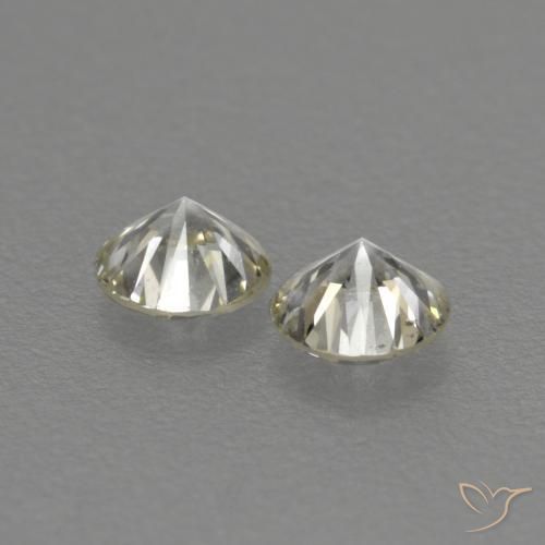 Gemme di Diamante L naturale da 0.17 ct, Rotondo, VVS-VS