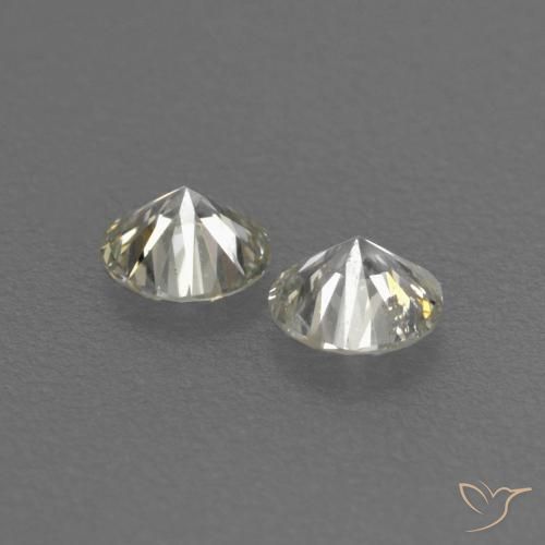 Gemme di Diamante J naturale da 0.14 ct, Rotondo, VVS-VS