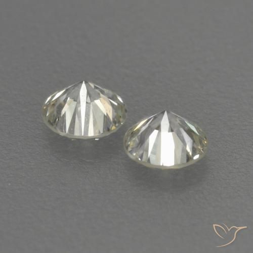 Gemme di Diamante L naturale da 0.19 ct, Rotondo, VVS-VS