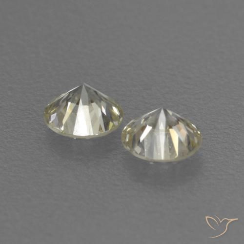 Gemme di Diamante L naturale da 0.20 ct, Rotondo, VVS-VS