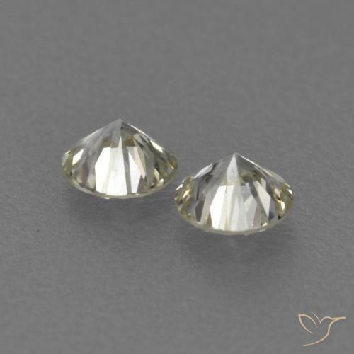 Gemme di Diamante L naturale da 0.16 ct, Rotondo, VVS-VS