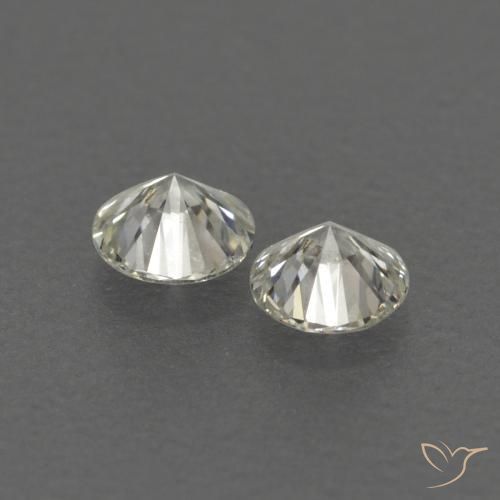 Gemme di Diamante J naturale da 0.14 ct, Rotondo, VVS-VS