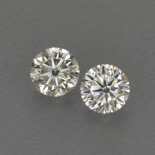 Diamante naturale bianco da 0,13 ct, taglio rotondo, VVS-VS