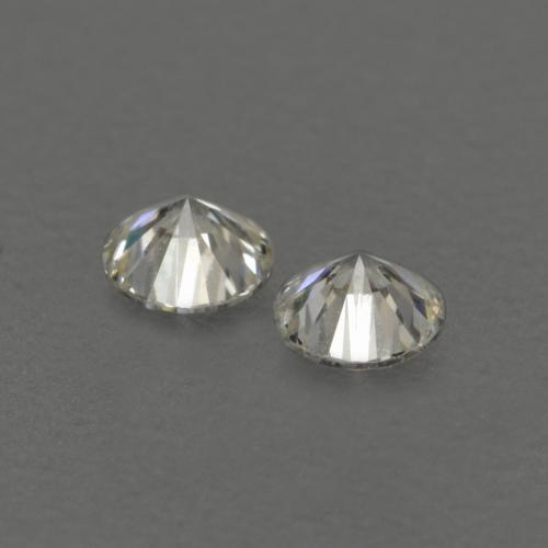 Diamante naturale bianco da 0,13 ct, taglio rotondo, VVS-VS