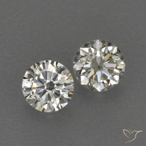 Gemme di Diamante J naturale da 0.18 ct, Rotondo, VVS-VS