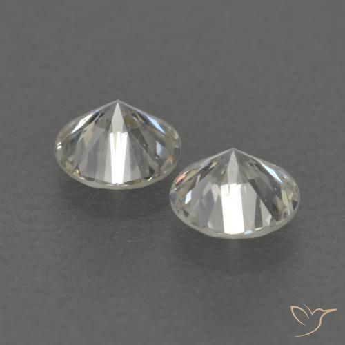 Gemme di Diamante L naturale da 0.21 ct, Rotondo, VVS-VS