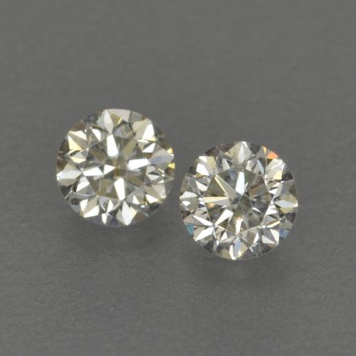 Gemme di Diamante K naturale da 0.17 ct, Taglio rotondo, VVS-VS